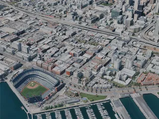 San Francisco City, CA, USA (2024) 3D Model