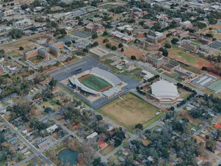 Tallahassee City, FL, USA (2024) 3D Model