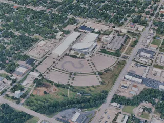 Topeka City, KS, USA (2024) 3D Model