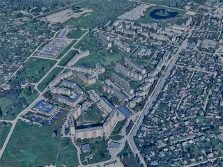 Jelgava City, Latvia (2023) 3D Model