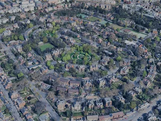 Nottingham City, UK (2025) 3D Model