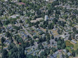 Olympia City, WA, USA (2024) 3D Model