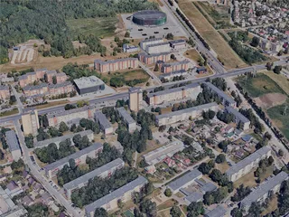 Siauliai City, Lithuania (2023) 3D Model