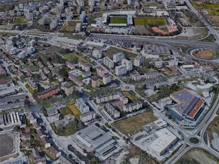 Sion City, Switzerland (2023) 3D Model