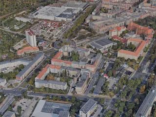 Szczecin City, Poland (2023) 3D Model