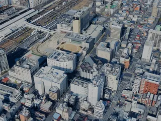 Utsunomiya City, Japan (2025) 3D Model