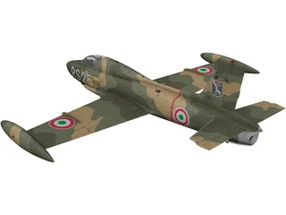 Aermacchi MB-326 3D Model