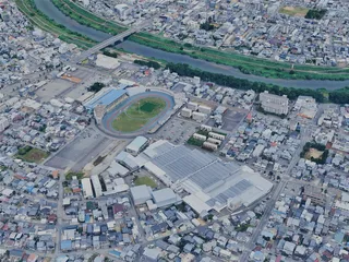 Fukui City, Japan (2025) 3D Model