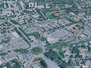 Nimes City, France (2024) 3D Model