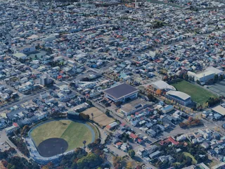 Aomori City, Japan (2025) 3D Model preview