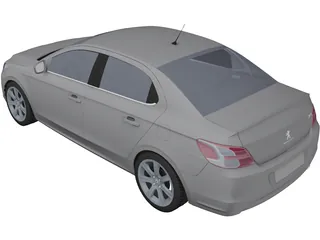 Peugeot 301 (2013) 3D Model preview