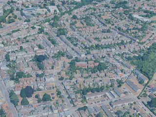 Canterbury City, UK (2025) 3D Model preview