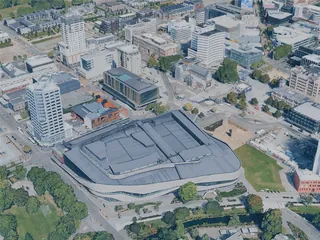 Christchurch City, New Zealand (2025) 3D Model preview