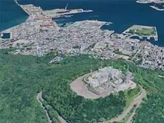 Hakodate City, Japan (2025) 3D Model preview