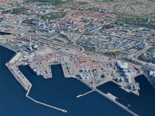 Helsingborg City, Sweden (2025) 3D Model preview