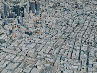 Los Angeles City, USA (2025) 3D Model preview