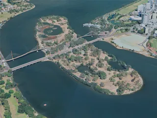 Perth City, Australia (2025) 3D Model preview