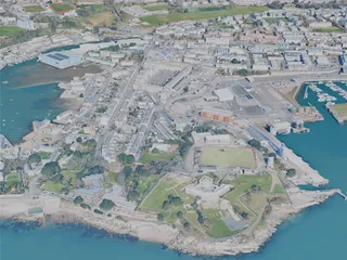 Plymouth City, UK (2025) 3D Model preview
