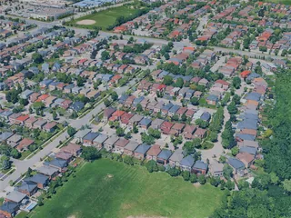 Mississauga City, Canada (2025) 3D Model preview
