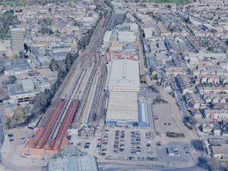 Southend-on-Sea City, UK (2025) 3D Model preview