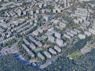 Zielona Gora City, Poland (2025) 3D Model preview