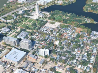 Baton Rouge City, USA (2025) 3D Model preview
