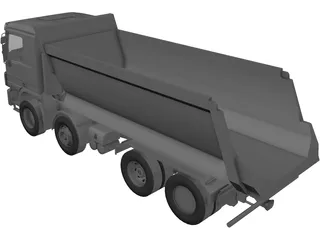 Mercedes-Benz Actros Dumper 3D Model