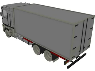 Renault Magnum Box 3D Model