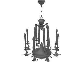 Chandelier 3D Model