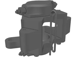 Brake Caliper 3D Model