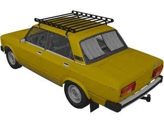 Vaz 2105 3D Model