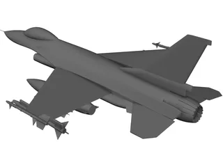 F-16 Fighting Falcon 3D Model