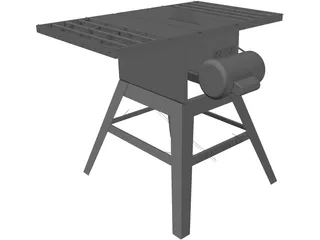 Table Saw Craftsman 3D Model