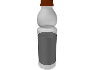 Bottle Plastic 3D Model