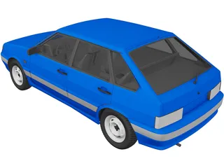 VAZ 2114 3D Model