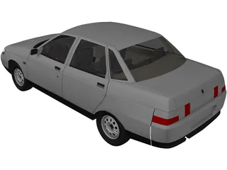 VAZ 2110 3D Model