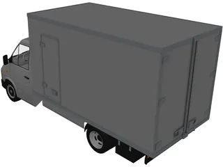 Volkswagen LT Refrigerator 3D Model