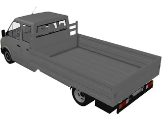 Volkswagen LT Truck Double Cab 3D Model