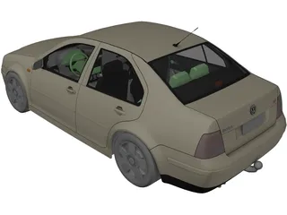 Volkswagen Bora 3D Model