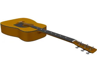 Guitar 3D Model