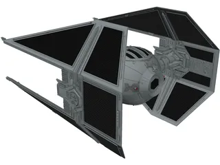 Star Wars Interceptor 3D Model