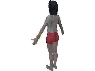 Girl 3D Model