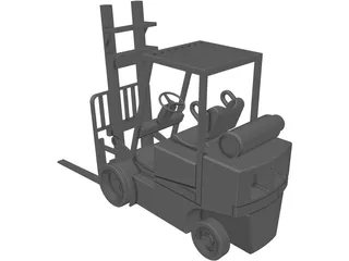 Forklift Clark 3D Model