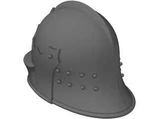 Helmet Medieval 3D Model