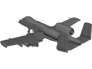 A-10 Warthog 3D Model