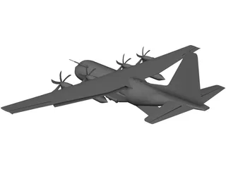 Lockheed C-130 Hercules 3D Model