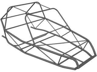 Chassis Buggy Cross Frame 3D Model