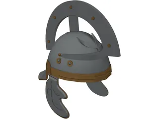 Helmet Roman 3D Model
