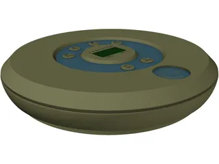 CD Player 3D Model