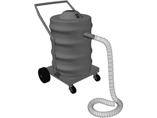 Vacuum Cleaner Industrial 3D Model